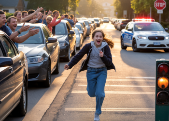 Cops Scold Subdivision For Traffic Violations, Locals Outsmart Them With Crosswalk Trick