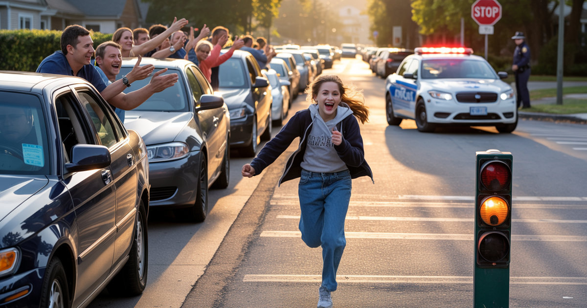 Cops Scold Subdivision For Traffic Violations, Locals Outsmart Them With Crosswalk Trick