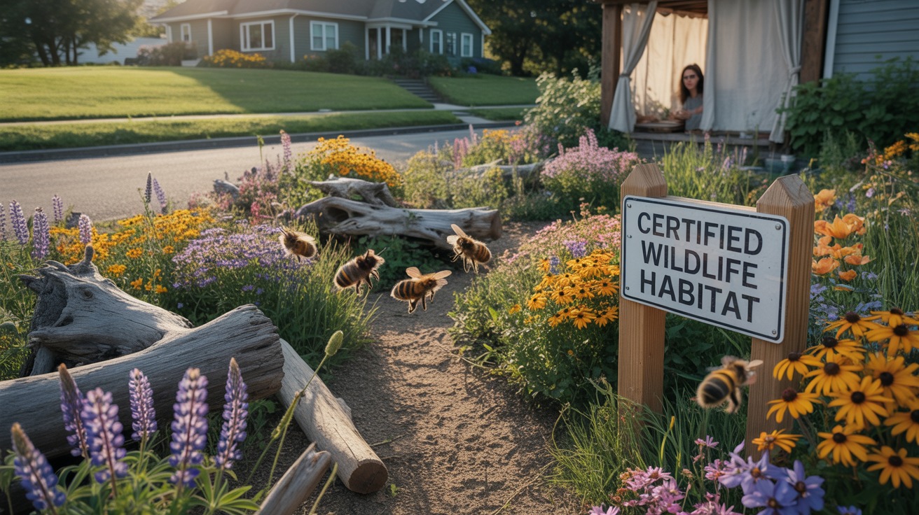 Neighbor Complains About ‘Messy’ Yard, Homeowner Gets It Certified As A National Wildlife Habitat Instead