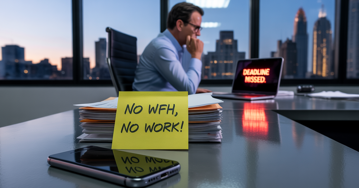 Boss Bans WFH, Employee Takes It Literally And Stops Answering Calls After Hours