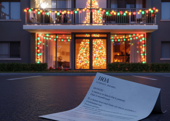 HOA Bans Couple’s Christmas Lights, So They Crank Up The Indoor Sparkle