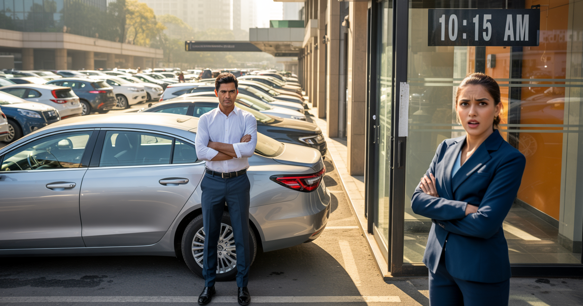 HR Docks Him Half-Day’s Pay For Being 15 Minutes Late, He Retaliates By Vanishing Until Noon