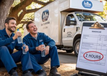 Moving Company Finished In 20 Minutes But Charged For Two Hours, She Found The Perfect Payback