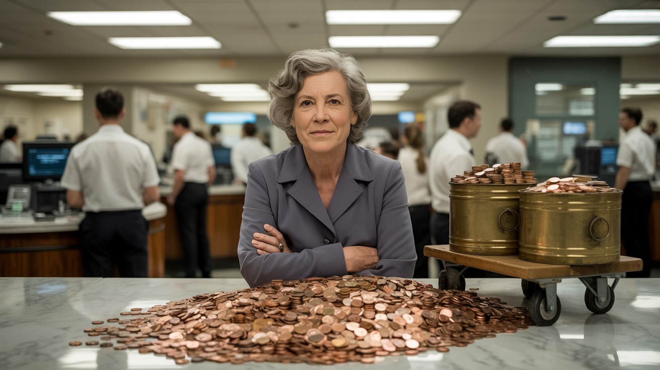 Loan Company Demands $1,000, She Shows Up With 100,000 Pennies And Smiles