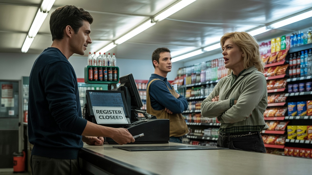 Entitled Customer Screamed “Open Your Register Now!”—He Gladly Did, For The Person Behind Her