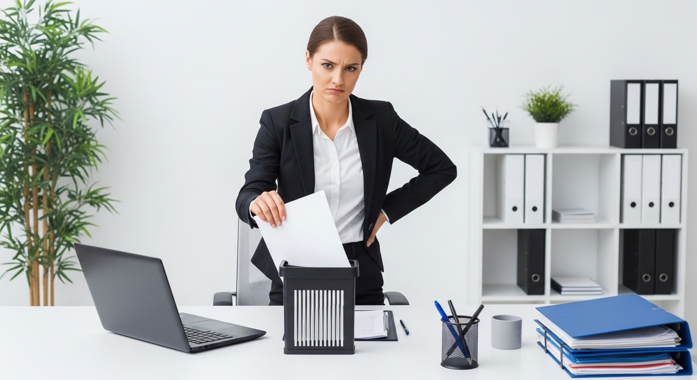 An Office Worker Ignored a Key Document on Purpose, and It Was So Satisfying