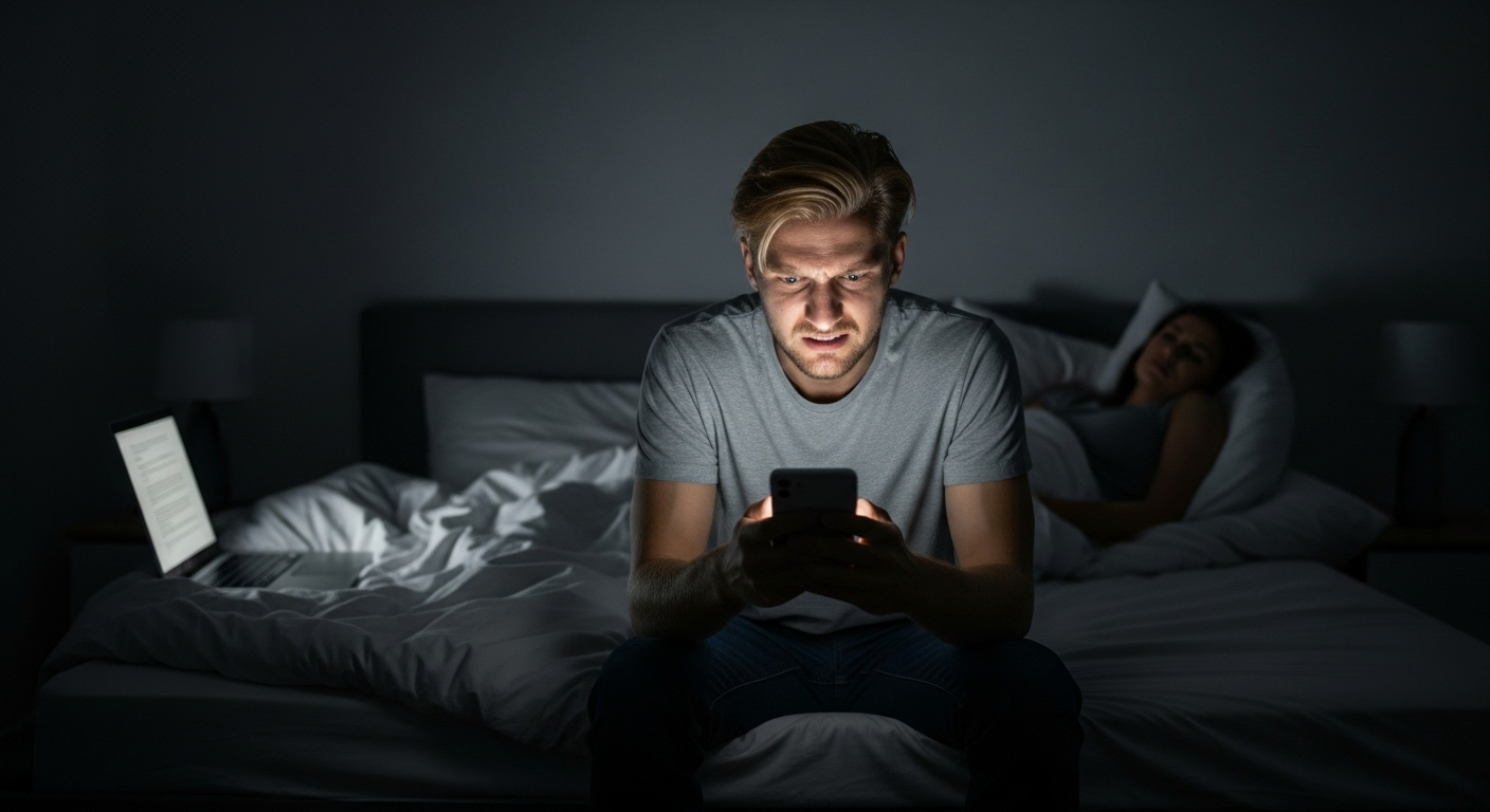 Husband Gets Mad About Wife's 1 AM Text to Coworker, Reddit Unearths His Past