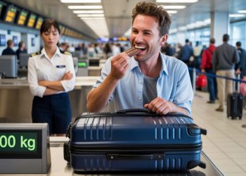Airport Worker Demands €50 For 50g Overweight Bag, Passenger Solves It Deliciously