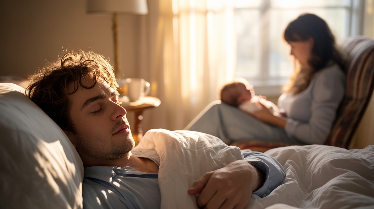 Husband Wants To Sleep In On Weekends, Wife Calls Him Selfish For Not Helping With Baby