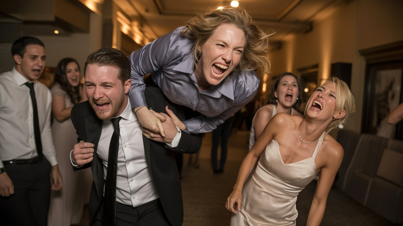 ‘My Baby Boys!’: Mom Gets Hauled Out of Wedding After Wild Rant