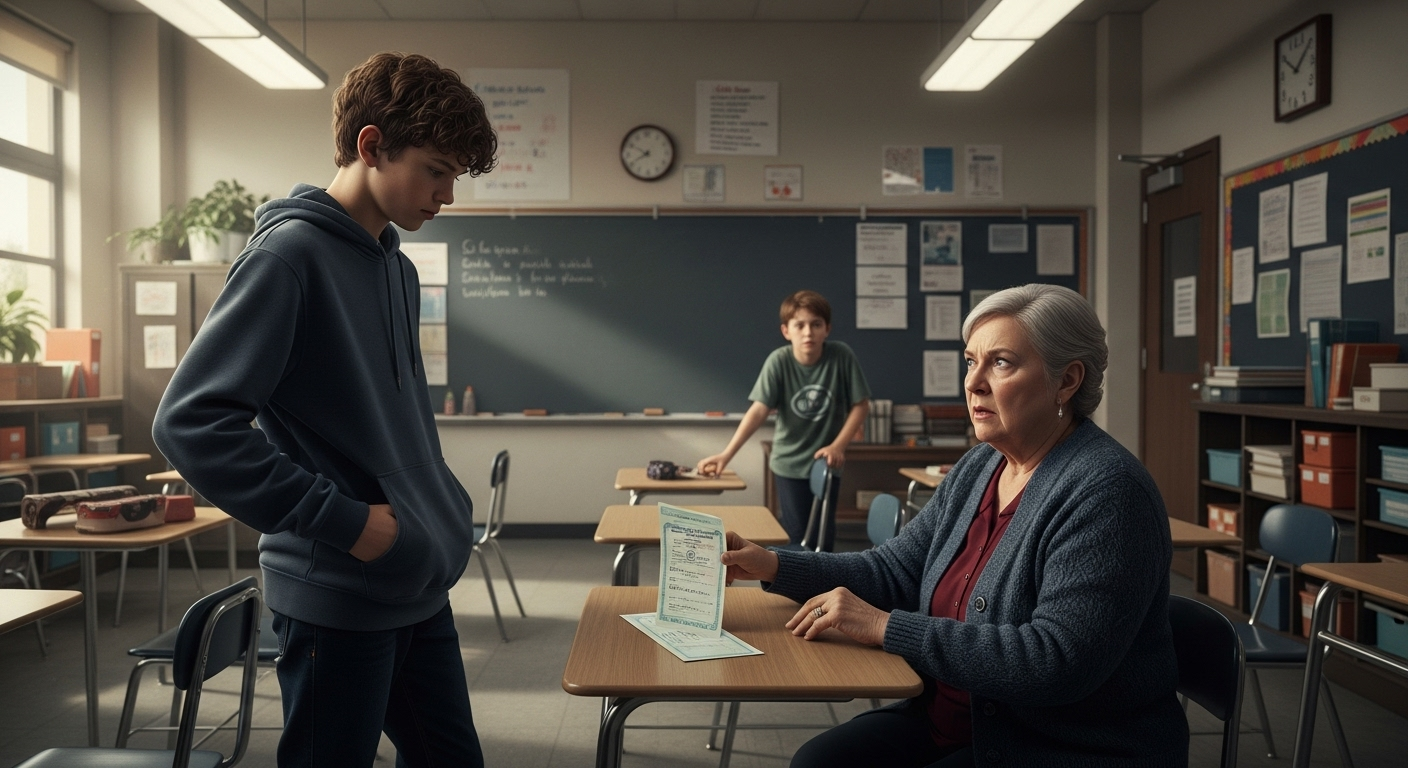 Parents Arm Teen With Birth Certificate to Fight Arrogant Teacher