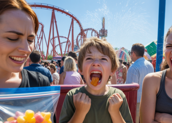 Mom Demands Stranger Shares Candy, Stranger Gives Him The Worst One And Watches The Chaos Unfold