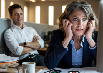 Arrogant Boss Rejects Help, Employee Smirks As She Panics In Front Of CEO Arrogant Boss Rejects Help, Employee Smirks As She Panics In Front Of CEO