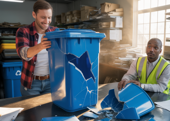 City Denies Bin Swap, Homeowner Smashes It to Pieces