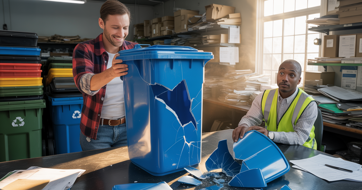 City Denies Bin Swap, Homeowner Smashes It to Pieces