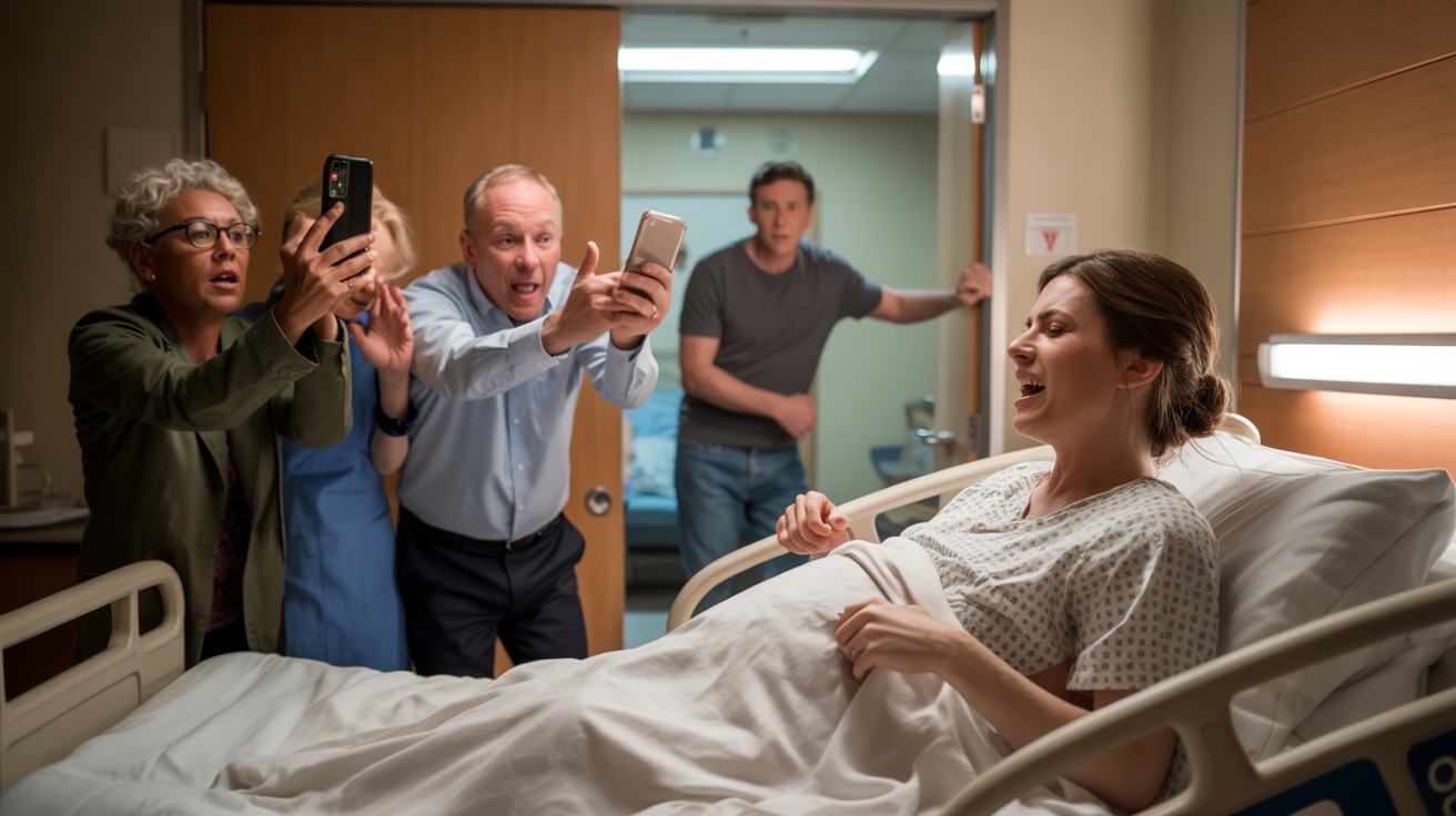 Woman Banned In-Laws From Seeing Her Baby After They Crashed Her Delivery Room, Filmed Everything, And Shared It Online