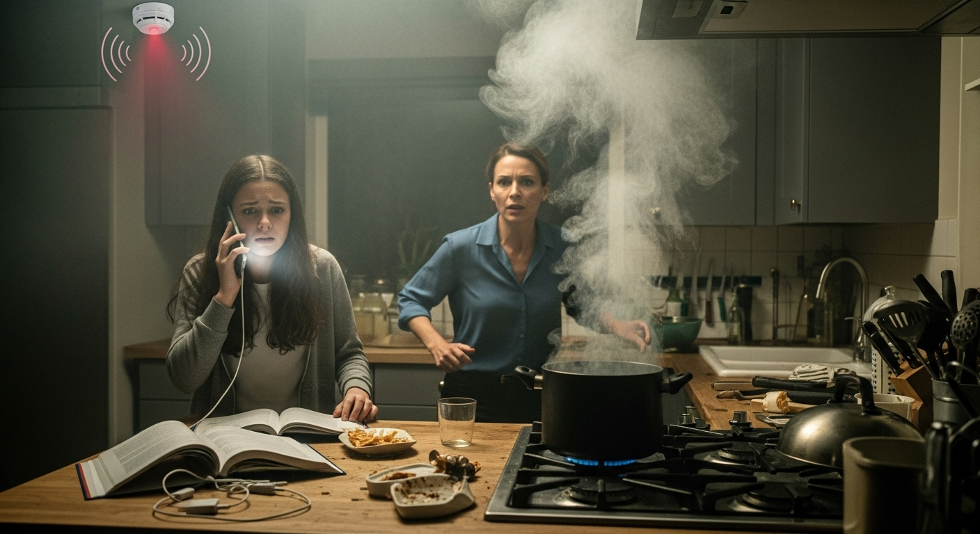 Dad Backs Wife After She Bans Daughter From Cooking Due to Fire Risk