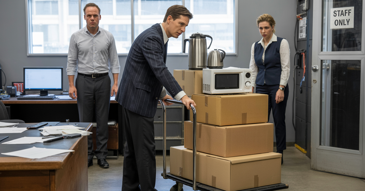 Boss Fired Manager And Told Him To Take All His Belongings, Didn’t Realize How Much He’d Brought