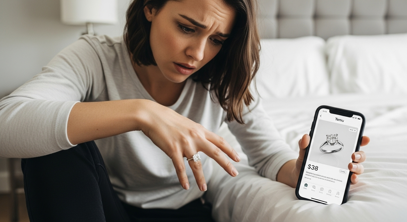 Her Fiancé Makes $200K, But He Bought Her Ring From Temu