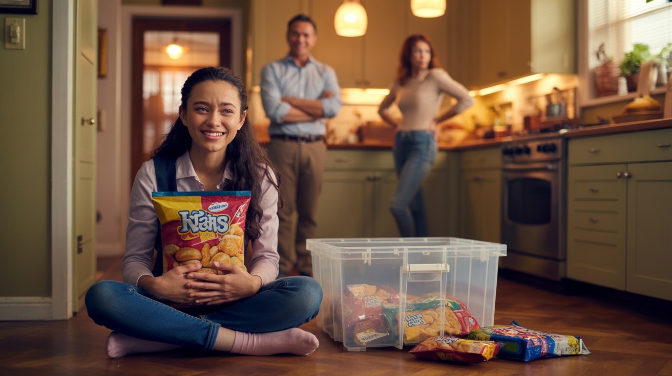 Woman Buys Her Own Snacks But Mom Keeps Letting The Cousins Eat Them, So Dad Gets Her A Locked Snack Bin Woman Buys Her Own Snacks But Mom Keeps Letting The Cousins Eat Them, So Dad Gets Her A Locked Snack Bin