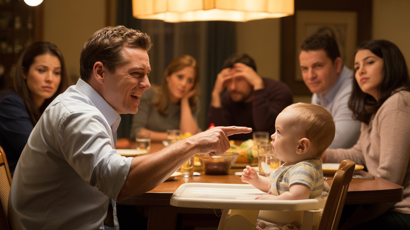 SIL’s Baby Gives A Stare, Uncle Calls It ‘Genetic’—And Now Everyone’s Mad At Him