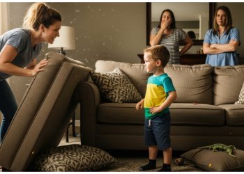 A Disrespectful 4-Year-Old Ignored Her, So She Used a Couch to Make Him Move