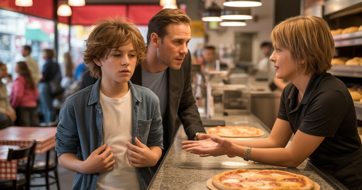 Kid Dared Pizza Worker To Call His Dad, So She Did, And Dad Made Him Apologize In Person