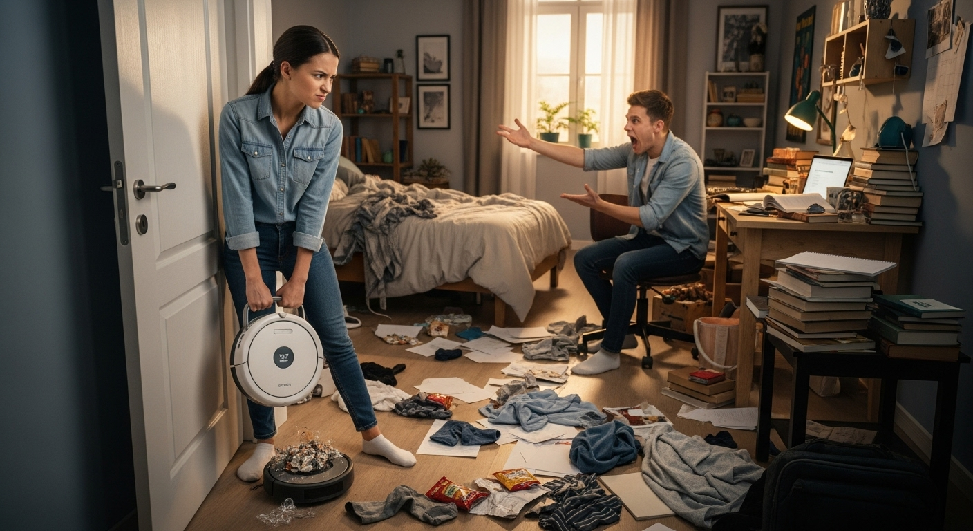 The Vacuum Robot That Saved This Woman From Her Messy, Entitled Roommates