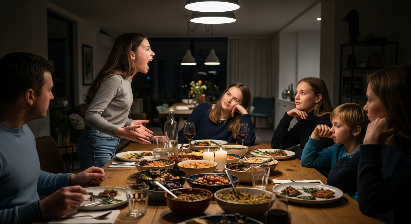 Aunt Hosts Vegan Dinner for One Niece, Gets Cursed Out by the Other for Lack of Meat