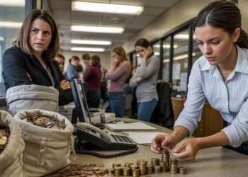 Woman Tries To Be Petty By Paying $250 Fine In Quarters, Clerk Turns The Tables Perfectly