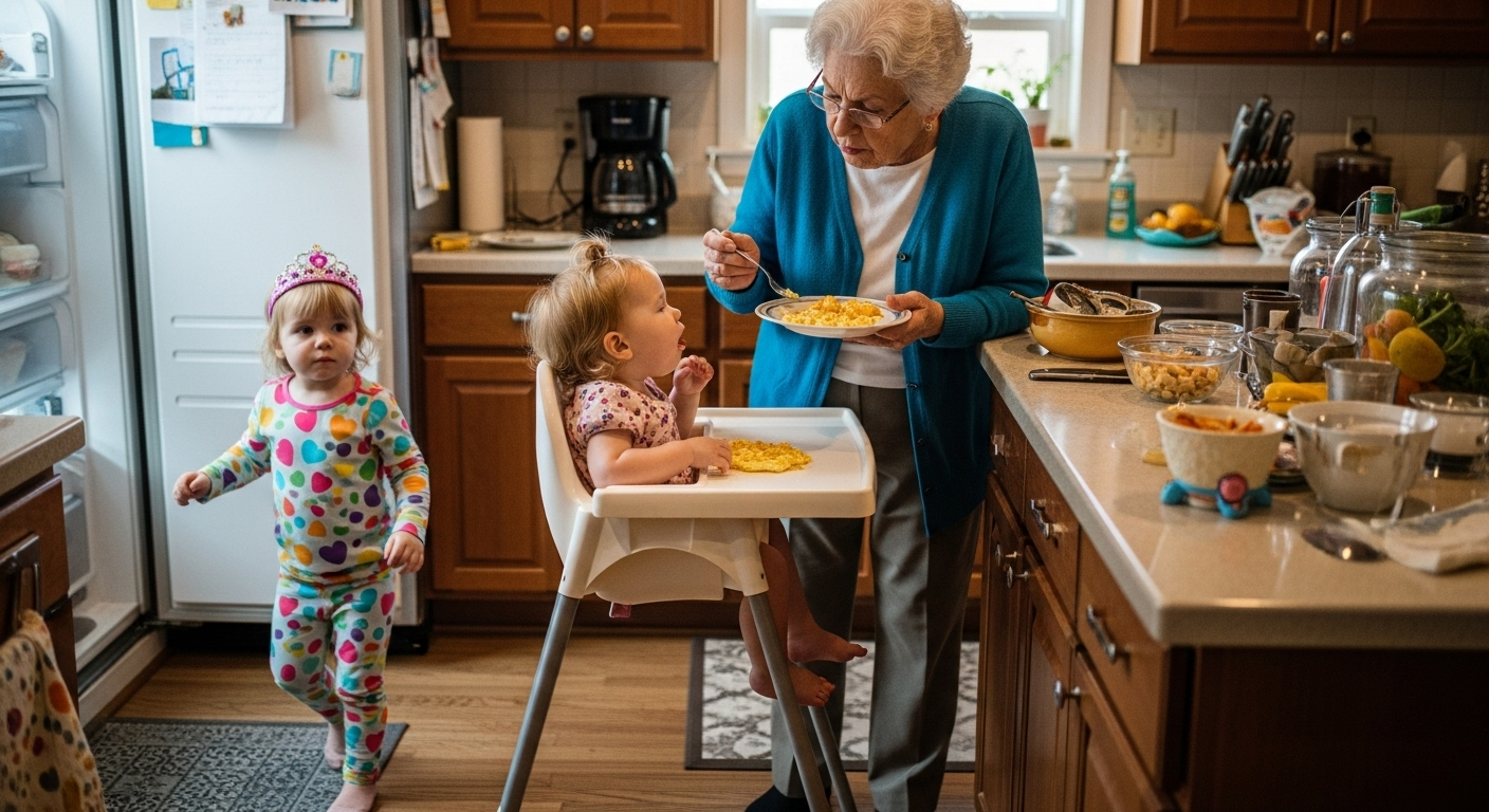 This Grandma Tried to Starve a 2-Year-Old Into Eating Scrambled Eggs
