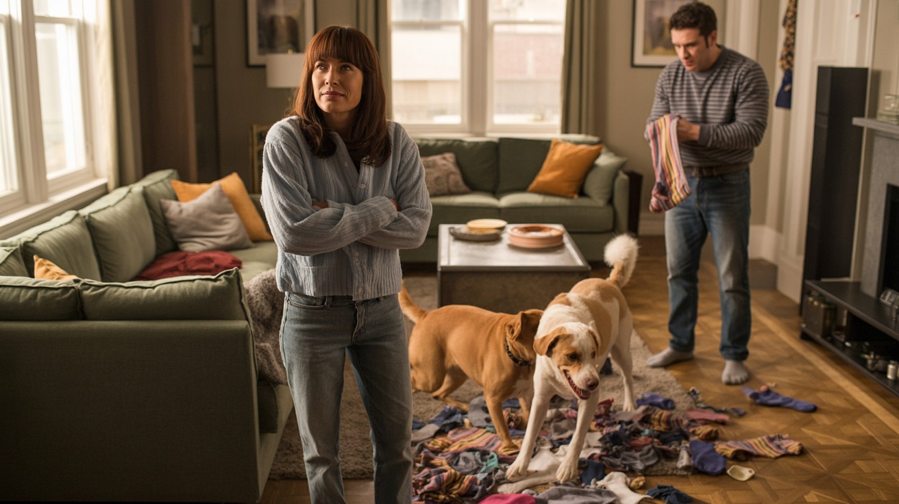 Woman Trains Her Dogs To Destroy Her Boyfriend’s Socks After He Ignores Her Requests