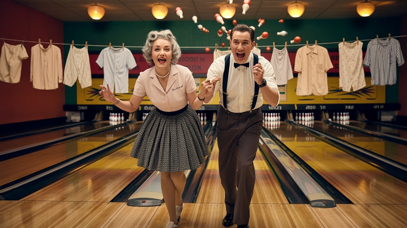 A 1950s Husband Forbade His Wife from Wearing Pants - So She Taught Him a Hilarious Lesson at the Bowling Alley