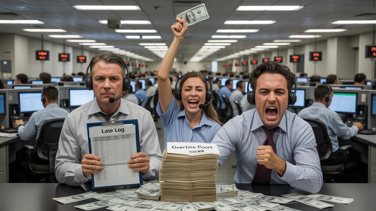 Boss Docks Pay for Being Two Minutes Late - Union Makes Them Pay a Year’s Worth of Overtime Instead”