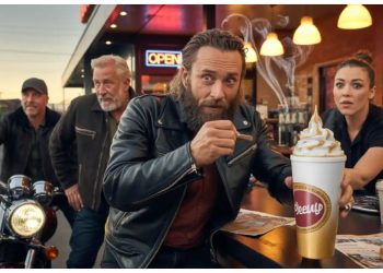 A Biker Wanted to Prove He Was Tough – But One Cup of Coffee Broke His Ego