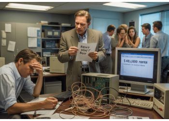 Boss Says $15K Is Too Expensive - So the Company Pays $48K a Year to Rent It Boss Says $15K Is Too Expensive – So the Company Pays $48K a Year to Rent It