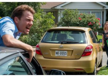 A Neighbour Parked in His Driveway During an Auction, So He Yelled - Was He the A__hole A Neighbour Parked in His Driveway During an Auction, So He Yelled – Was He the A__hole