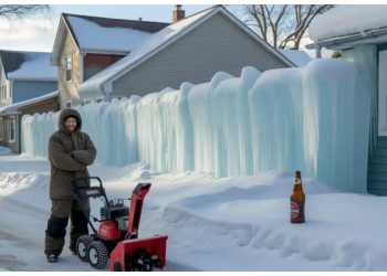 Neighbor Complained His Snowblower Was ‘Too Loud’ – So He Left His Side Buried Under 17 Inches of Ice!