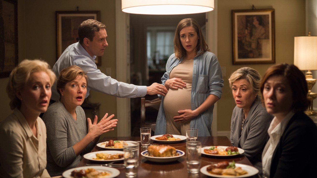 Pregnant Woman’s Fiery Response To Judgmental Relatives Leaves The Room In Shock
