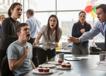 He Nearly Stopped Breathing After A Coworker’s Cupcake, Now Everyone Thinks He’s The Problem