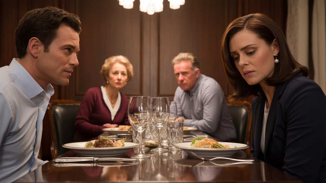 Man Tells His Parents He Married His Wife Because They Disowned Him, Dinner Turns Awkward Fast Man Tells His Parents He Married His Wife Because They Disowned Him, Dinner Turns Awkward Fast
