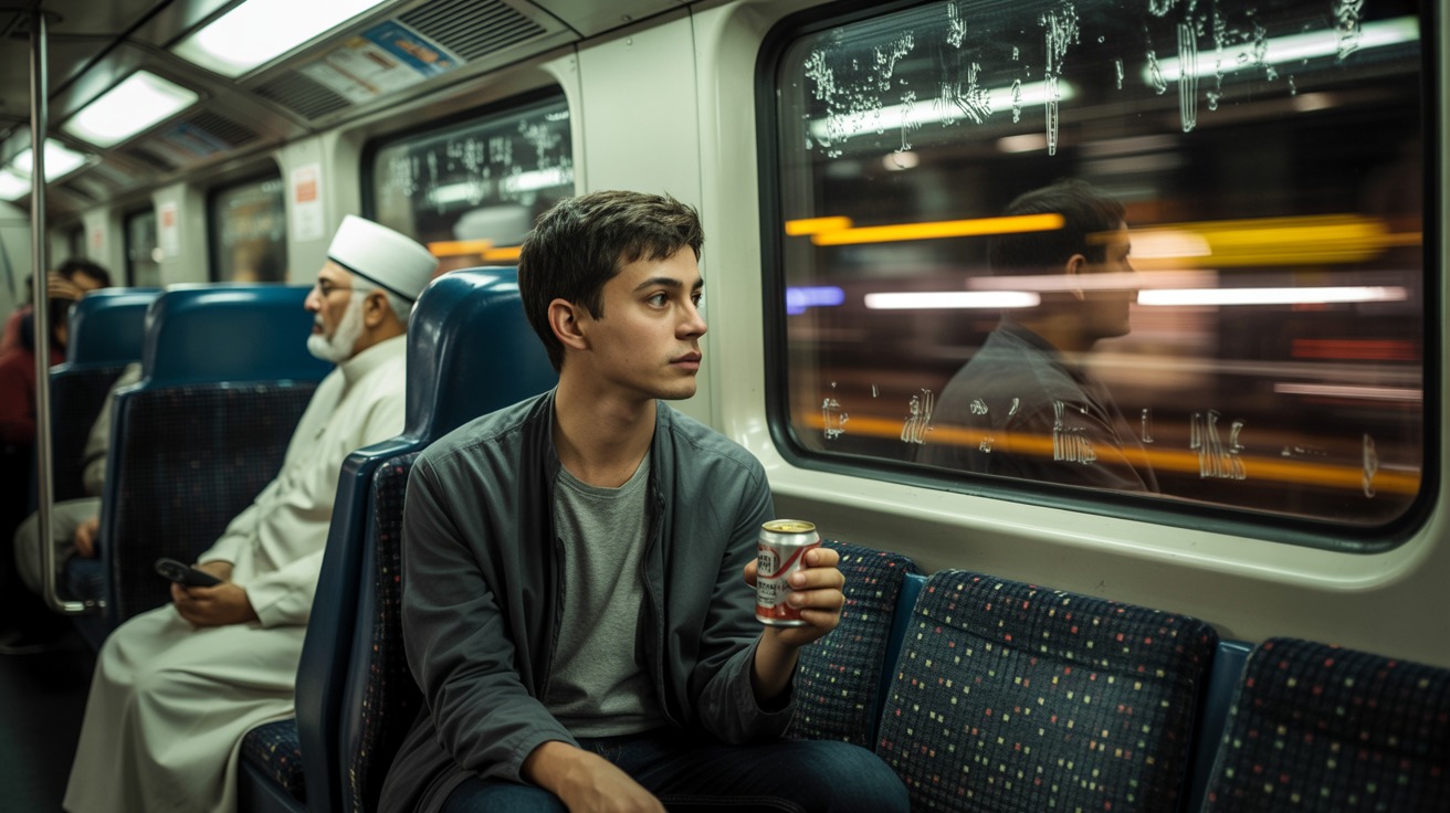 Train Ride Turns Awkward When Passenger’s Beer Offends The Man Sitting Beside Him