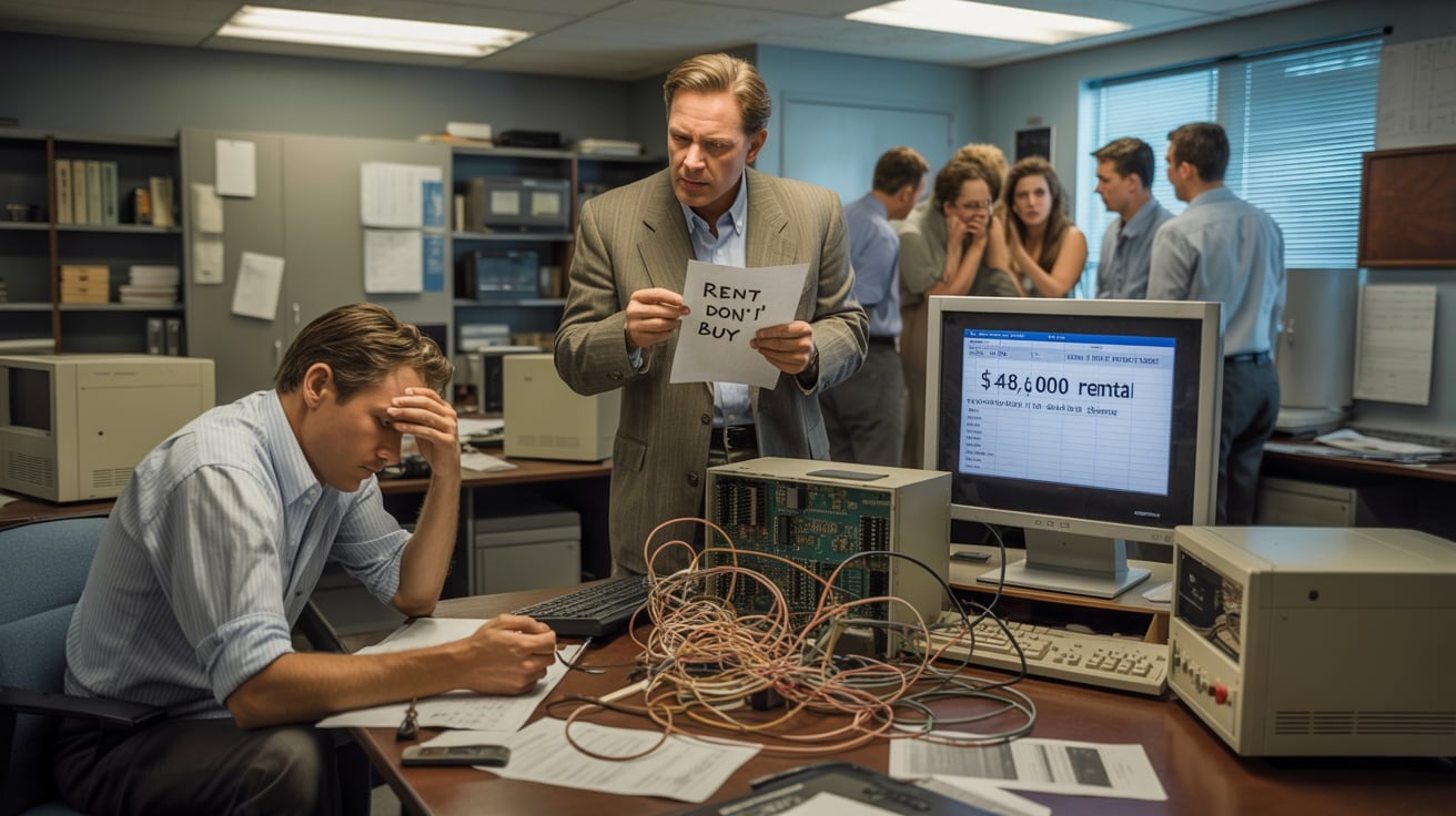 Boss Says $15K Is Too Expensive - So the Company Pays $48K a Year to Rent It