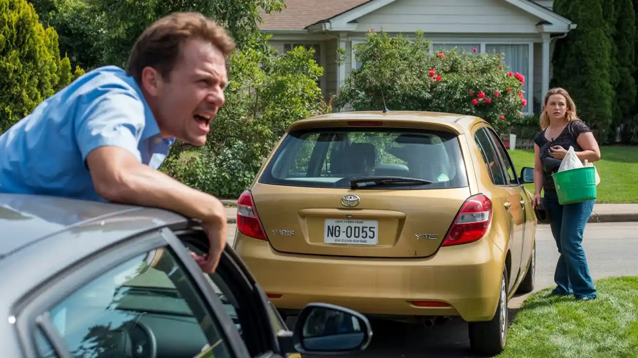 A Neighbour Parked in His Driveway During an Auction, So He Yelled - Was He the A__hole