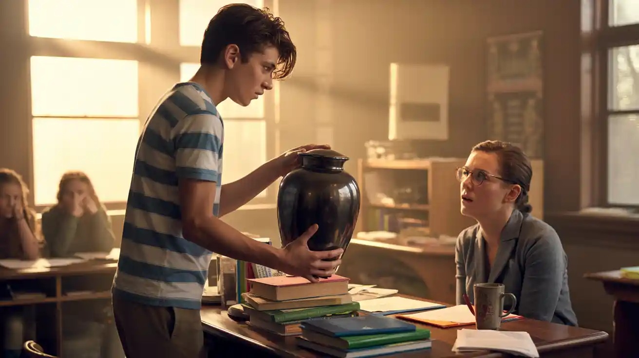 A Teacher Said ‘Bring Your Dad to School’ - He Did, in an Urn