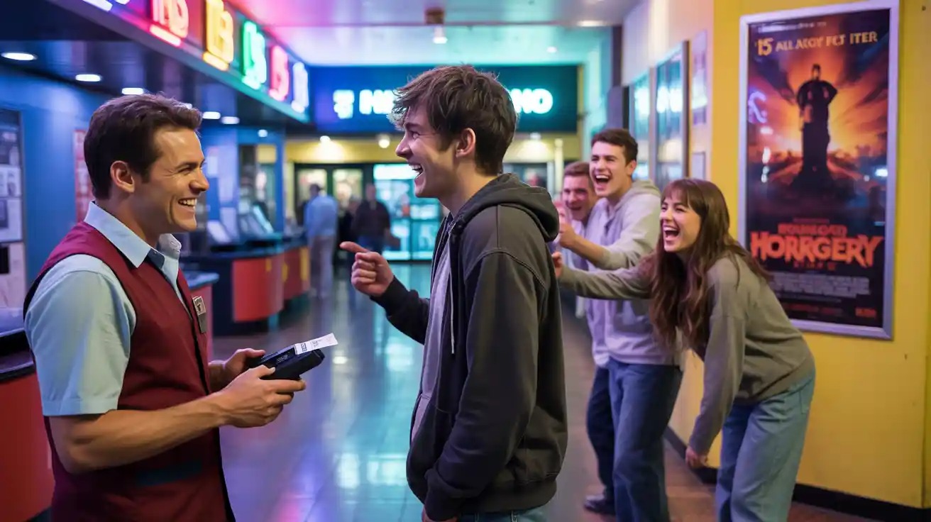 A Teen Brags His Way into a 15-Rated Movie - Then Accidentally Admits He’s 14 and Gets Instantly Denied