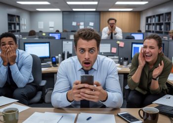 Man Wouldn’t Stop Using His Speakerphone At Work, So His Coworkers Got The Last Laugh