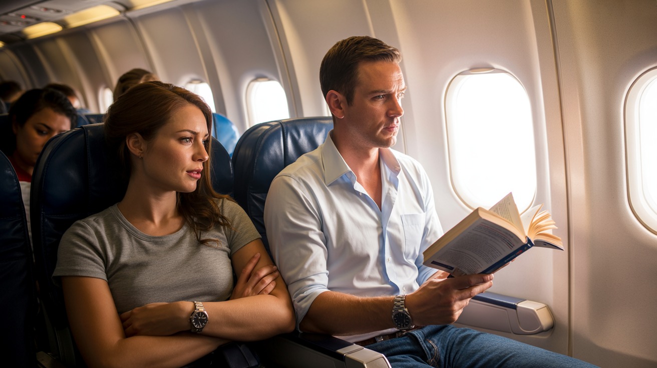 A Stranger Kept Closing His Window Mid-Flight, His Shiny Little Payback Was Absolutely Perfect