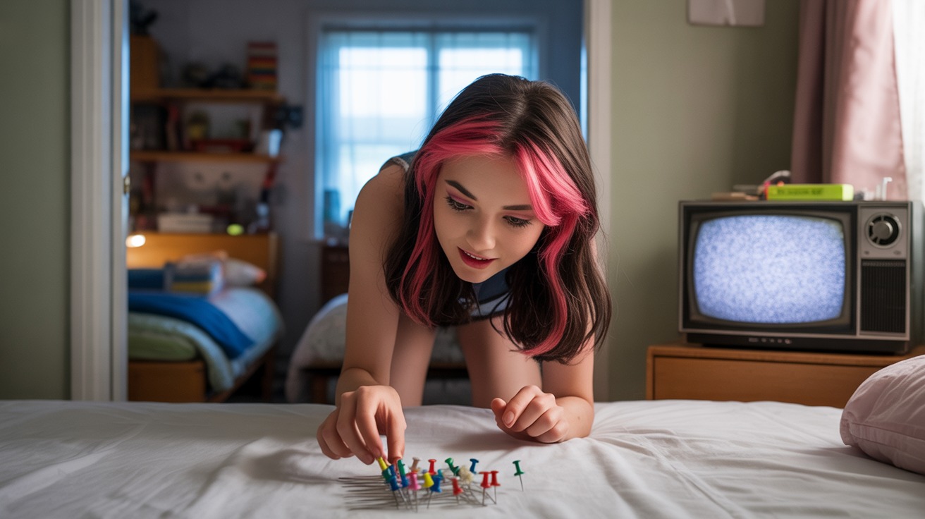 Teen Girl Defended Room With 250 Push Pins