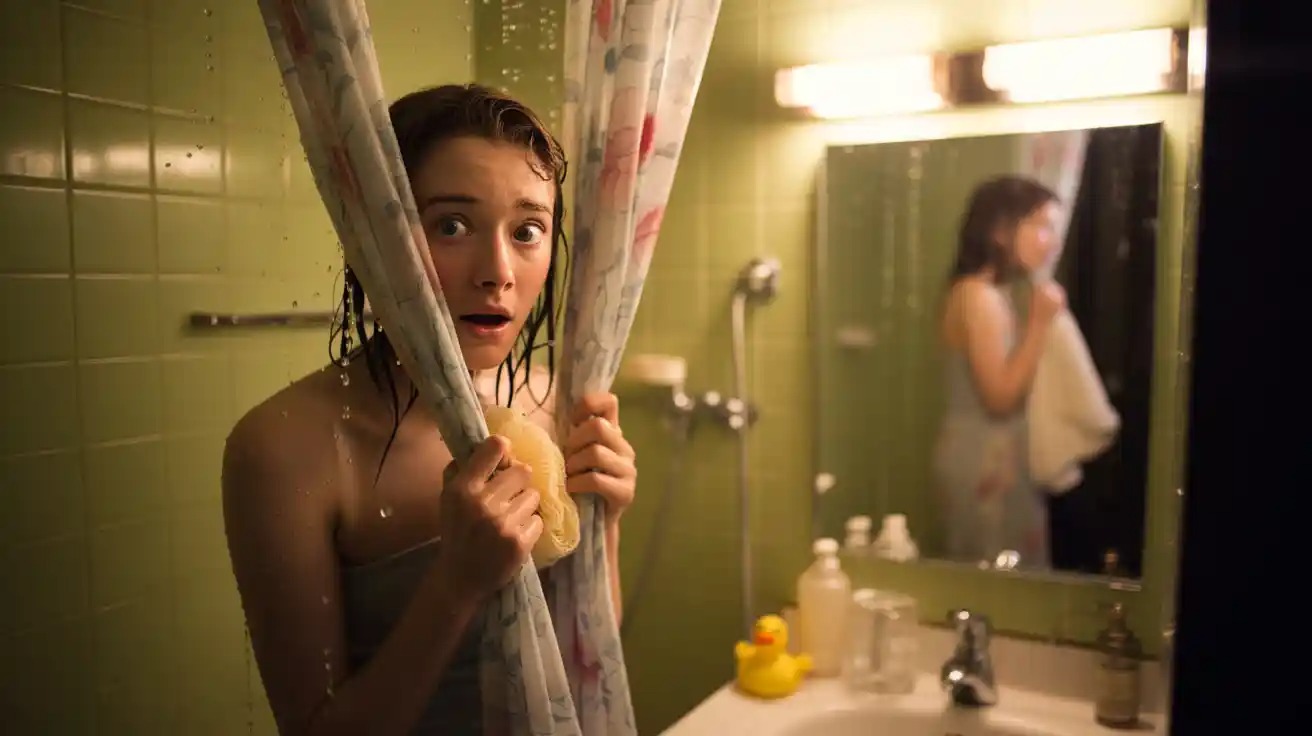 The Shower Sanctuary Standoff: A Teen’s Tense Battle for Privacy The Shower Sanctuary Standoff: A Teen’s Tense Battle for Privacy